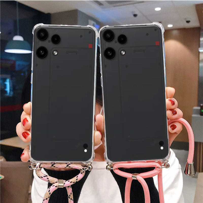 Phone Cases Nothing 3A - Crossbody Lanyard TPU Phone Case For
