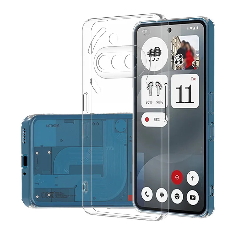 Phone Cases Nothing 3A - Simple Slim Soft TPU Clear Transparent