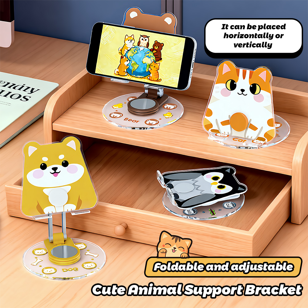 Cute Animal Phone Stand 360 Ro - Phone Cases Officeworks recension och pris