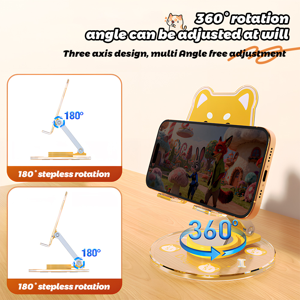 Cute Animal Phone Stand 360 Ro - Phone Cases Officeworks recension och pris