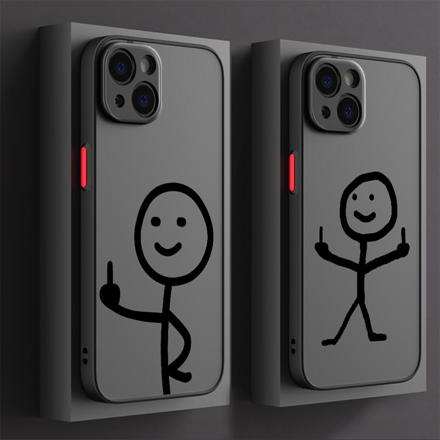 Finger People Stickman Funda B - Phone Cases Websites recension och pris