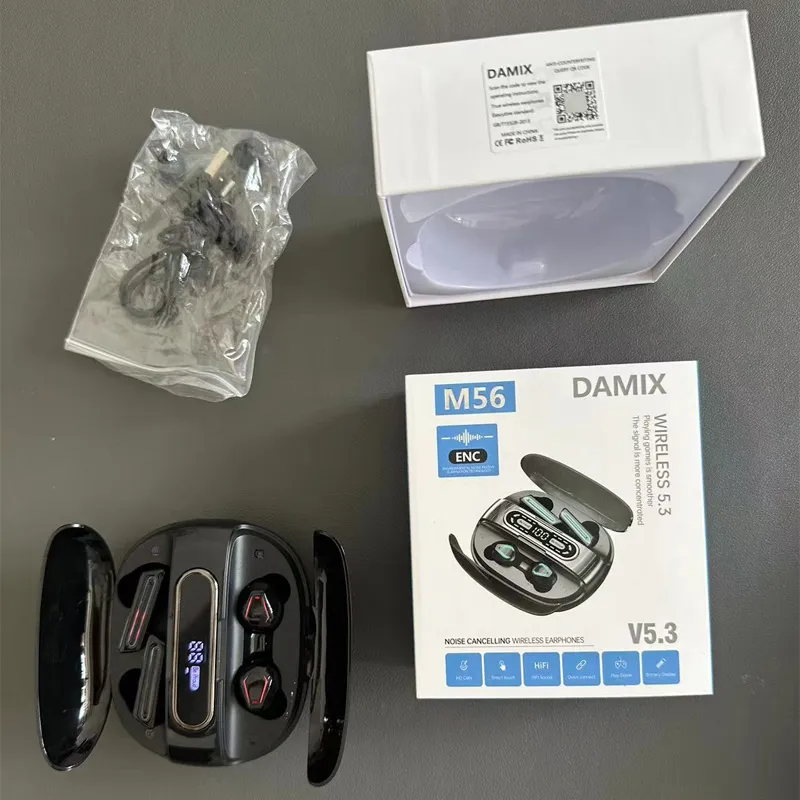 M56 TWS Bluetooth Couple Headp - Phone Cases Pk recension och pris