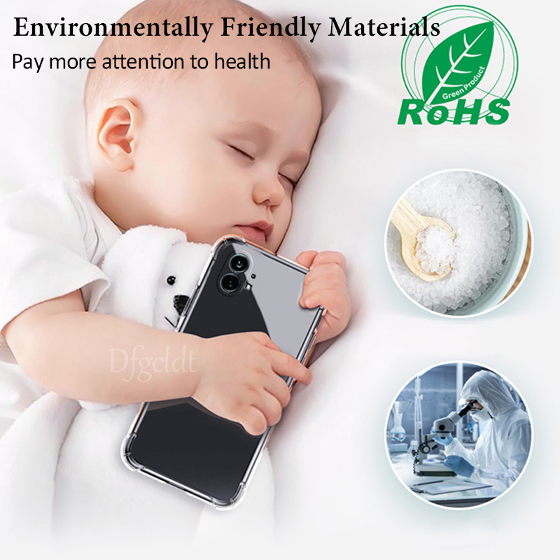 Transparent Silicone Soft Phon - Phone Cases Nothing 3A recension och pris