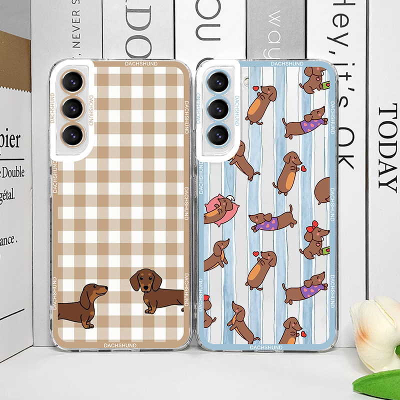 Cute Sausage Dog Phone Case fo - Phone Cases For Samsung Galaxy recension och pris