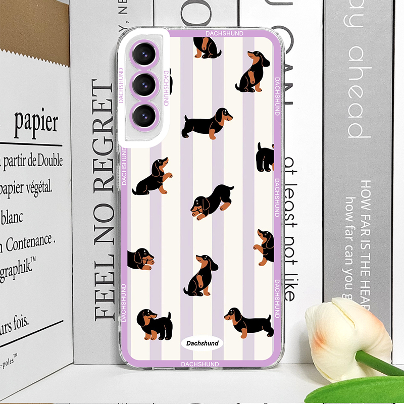 Cute Sausage Dog Phone Case fo - Phone Cases For Samsung Galaxy recension och pris