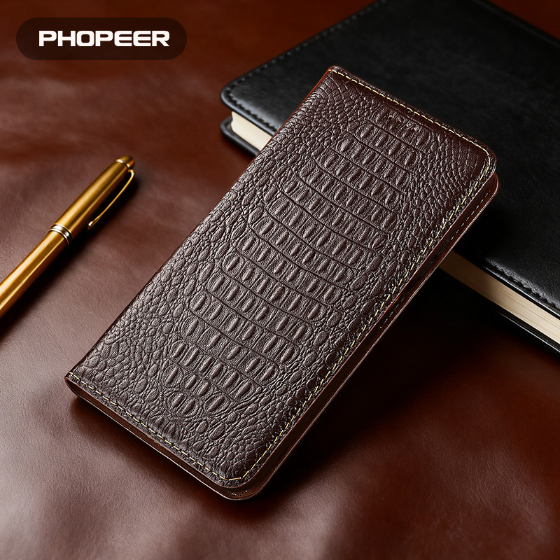 Luxury Genuine Leather Phone C - Phone Cases Nothing 3A recension och pris