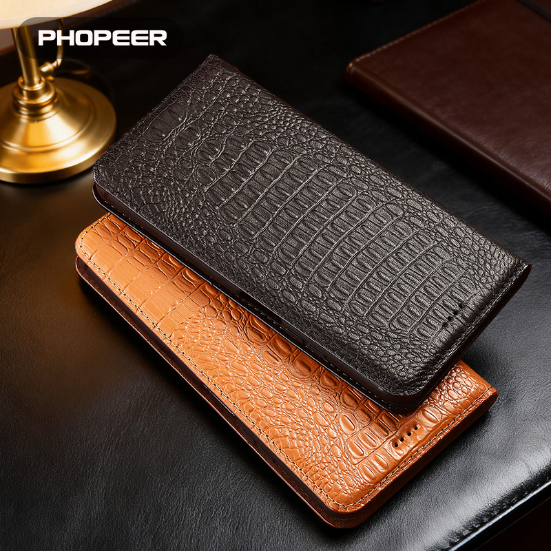 Luxury Genuine Leather Phone C - Phone Cases Nothing 3A recension och pris