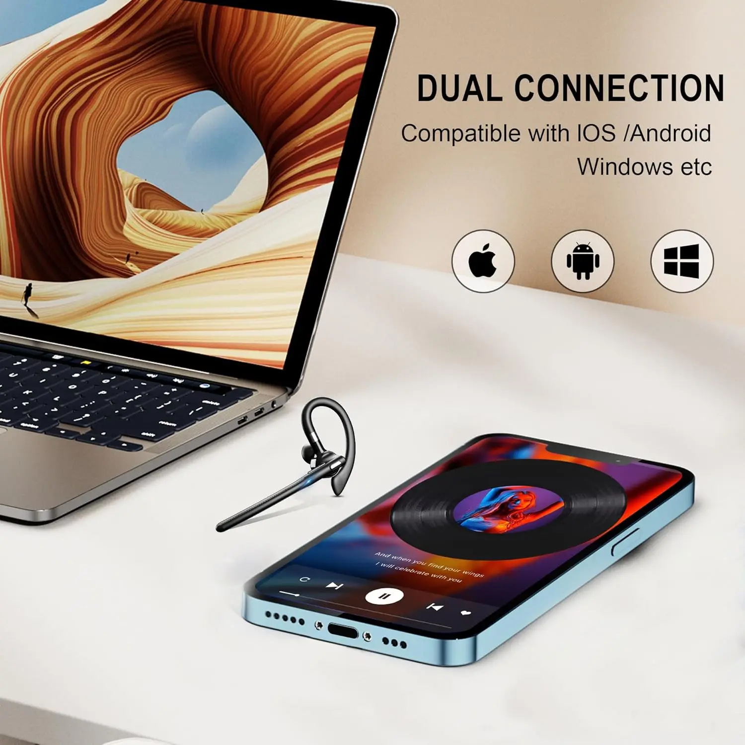 Bluetooth Headset Wireless Hea - Phone Cases Officeworks recension och pris