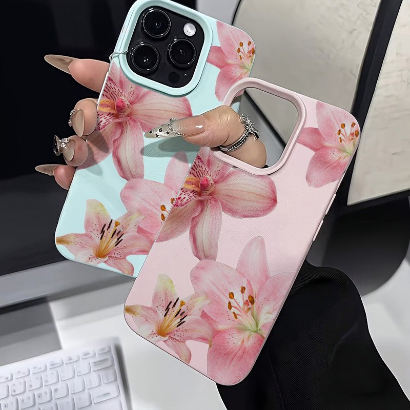 Pink Lily Lychee Texture Phone - Phone Cases For Samsung Galaxy recension och pris